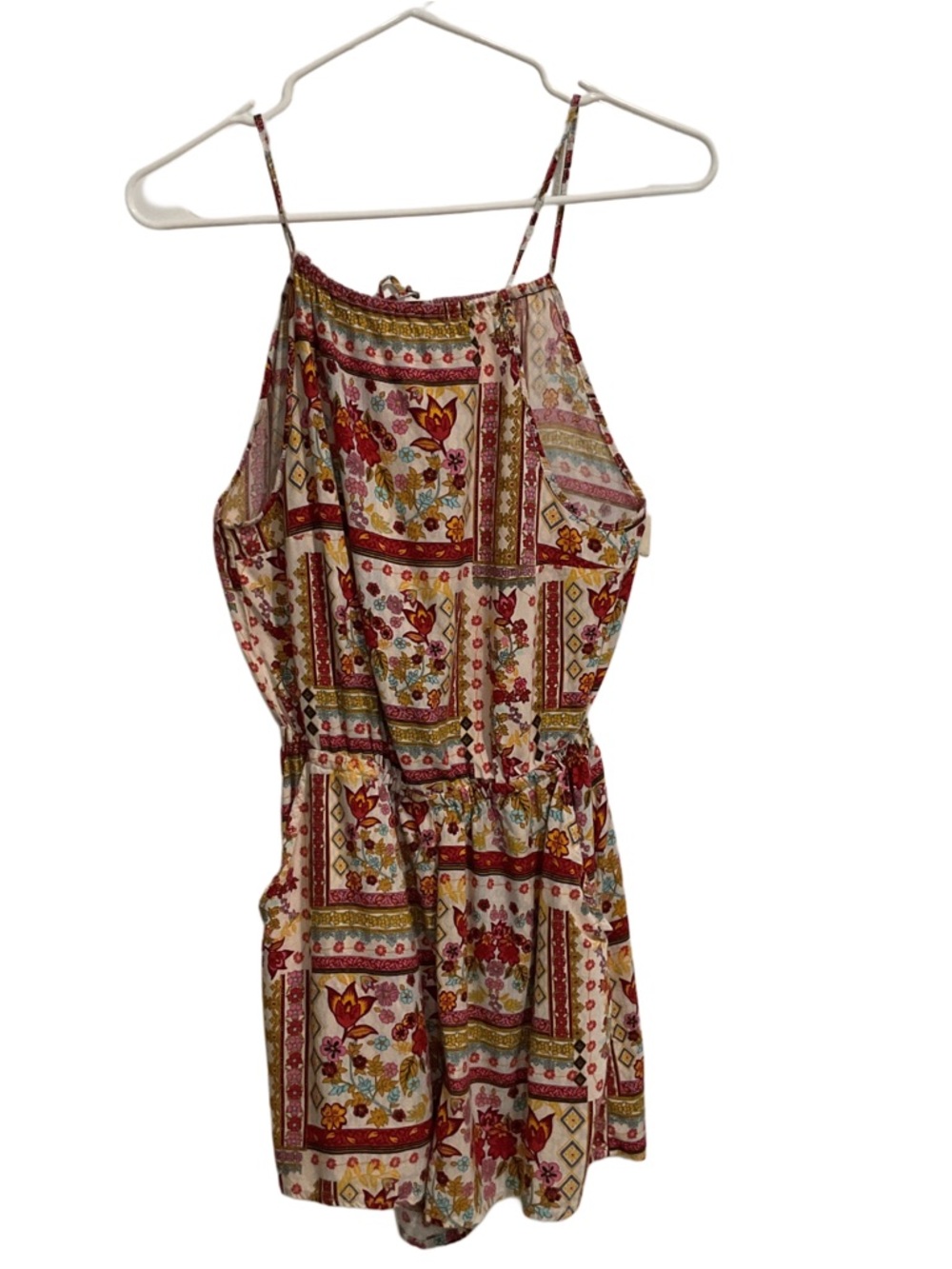 H&M Coachella Women’s Romper Flower Print Multicolor‎